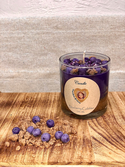 Gourmet Blueberry Cheesecake Candles