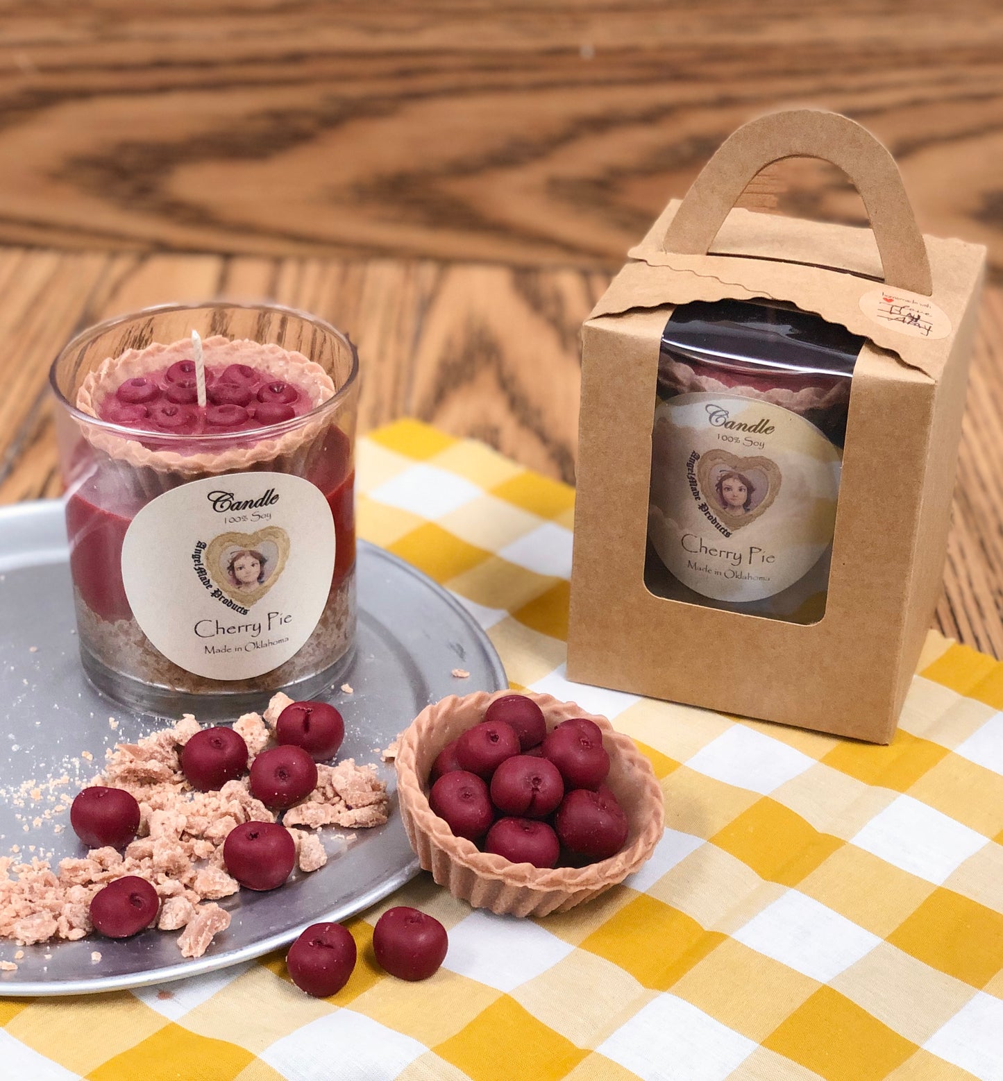 Gourmet Cherry Pie Candles