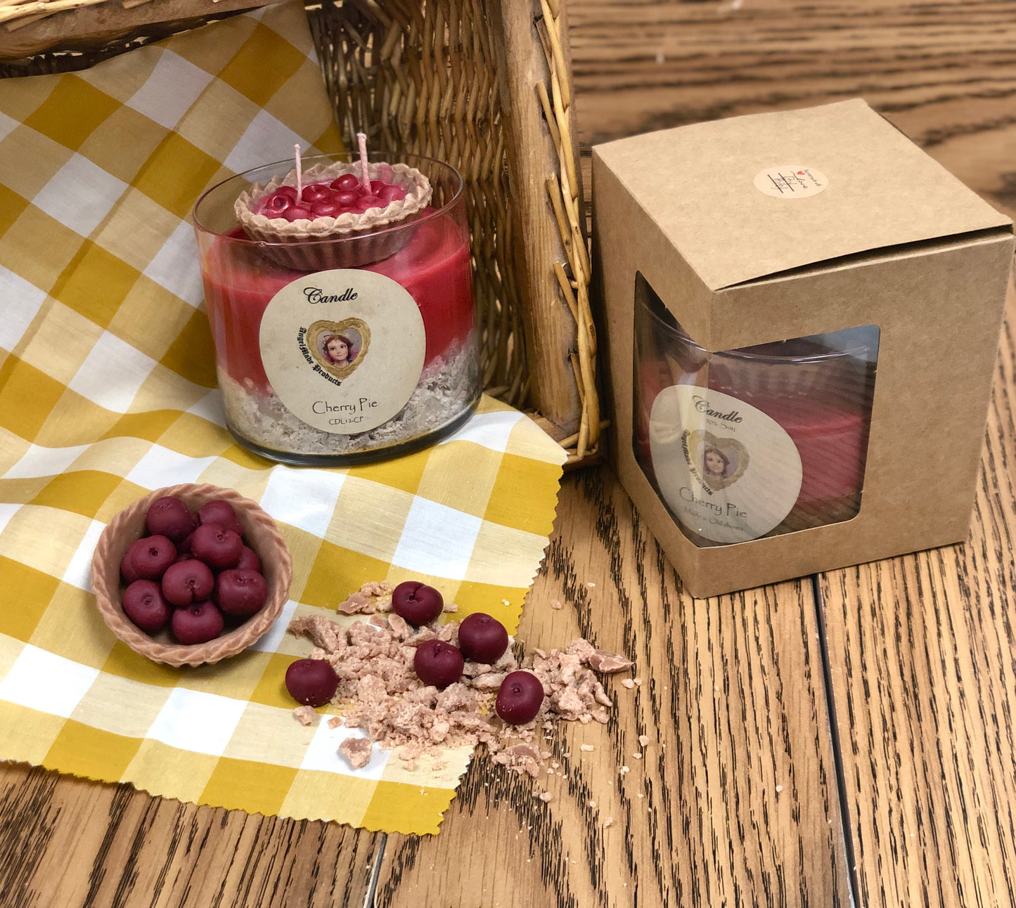 Gourmet Cherry Pie Candles